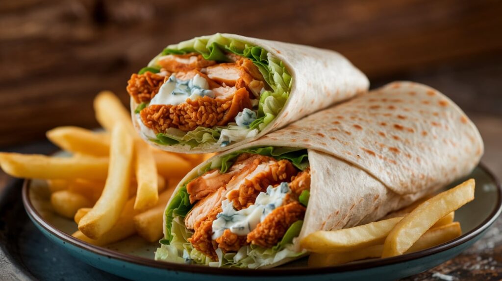 Is eating chicken with wraps healthy?