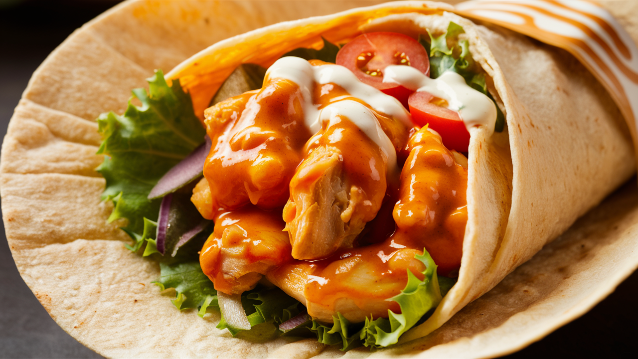 buffalo chicken wrap