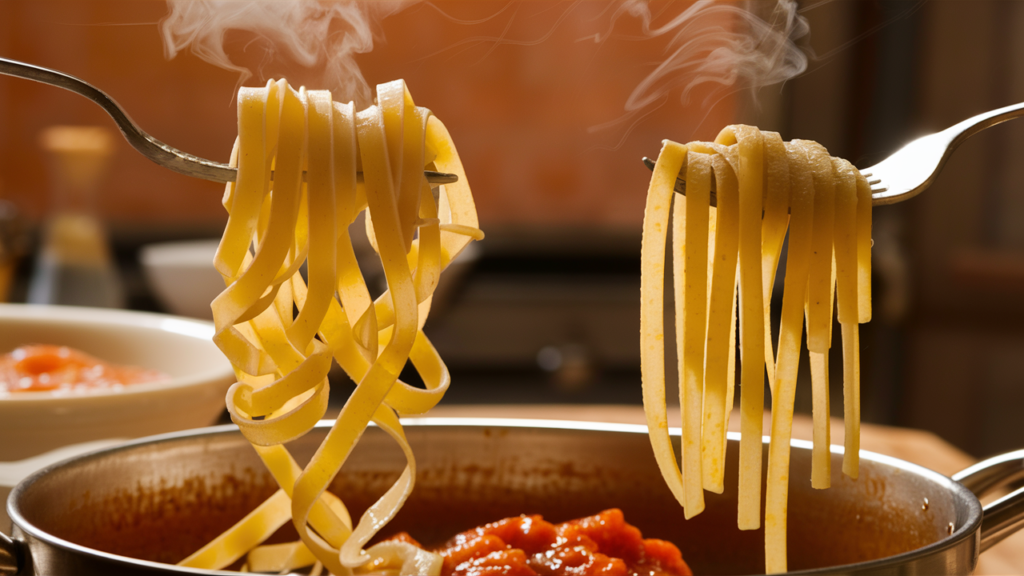 What is the difference between tagliatelle and fettuccine?